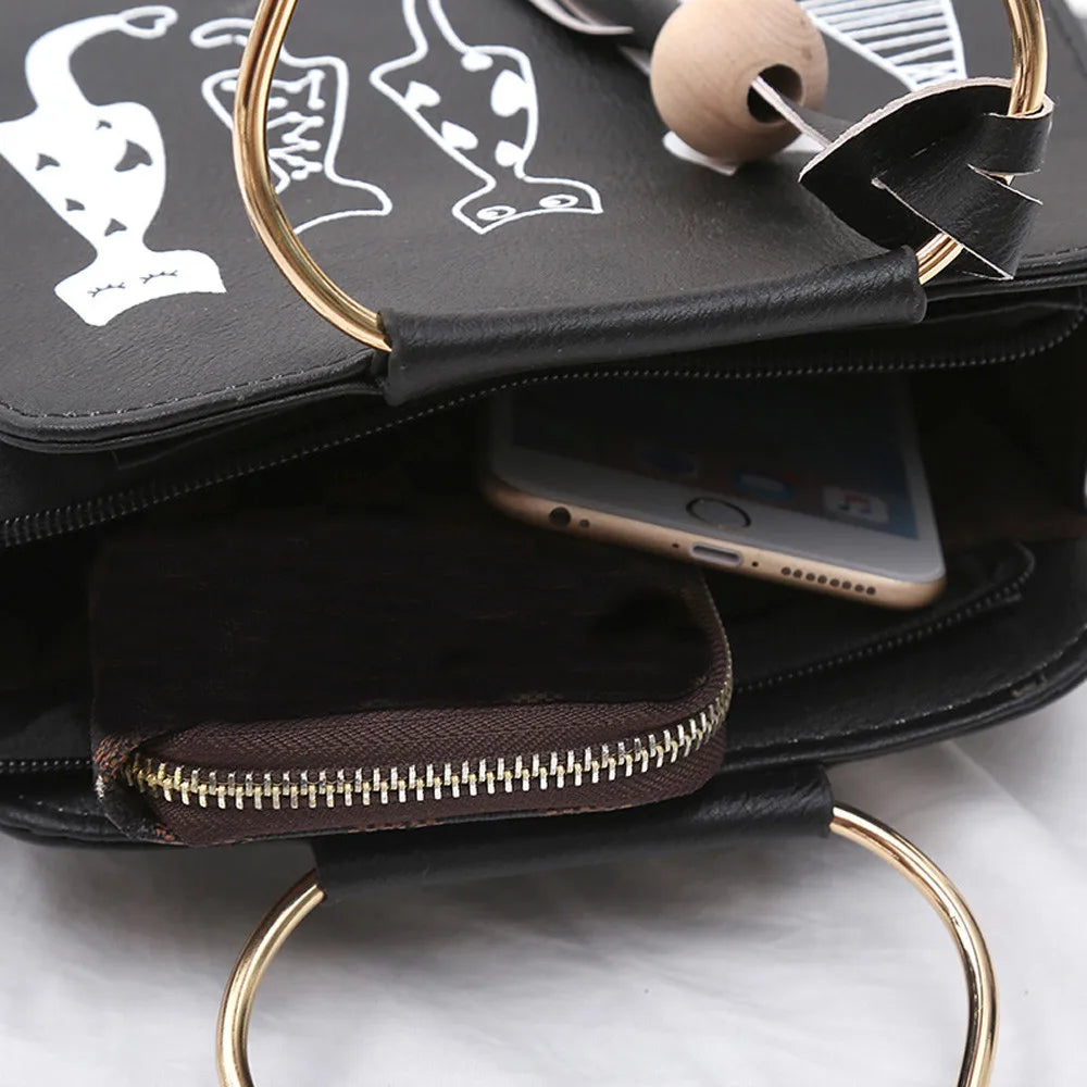 Cat Cartoon Waist Packs Fanny Bag For Women Small Messenger Bag