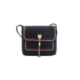 Cat Head Women's Shoulder Bag PU Handbag Shopping Lipstick Bag