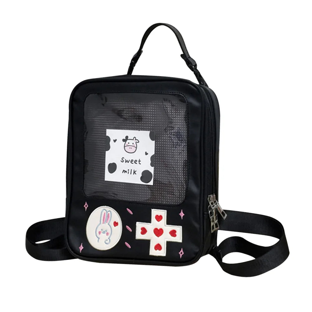 Causal Girl Backpack Transparent Hit Knapsacks Travel Student School Bags