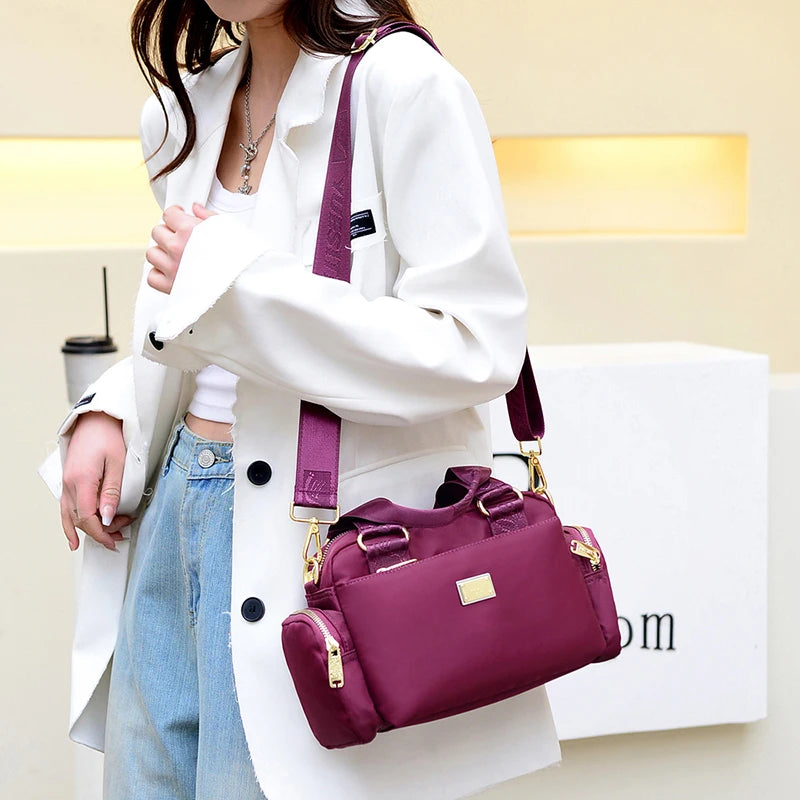 Causal Women Shoulder Bag Nylon Cloth Girls Messenge Small Crossbody bags