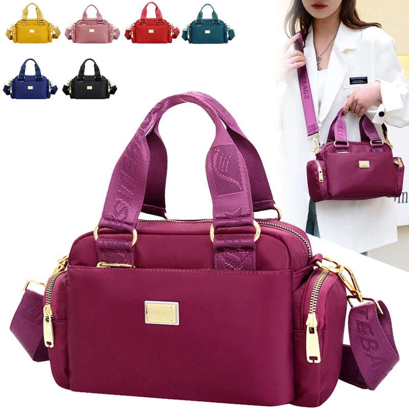 Causal Women Shoulder Bag Nylon Cloth Girls Messenge Small Crossbody bags