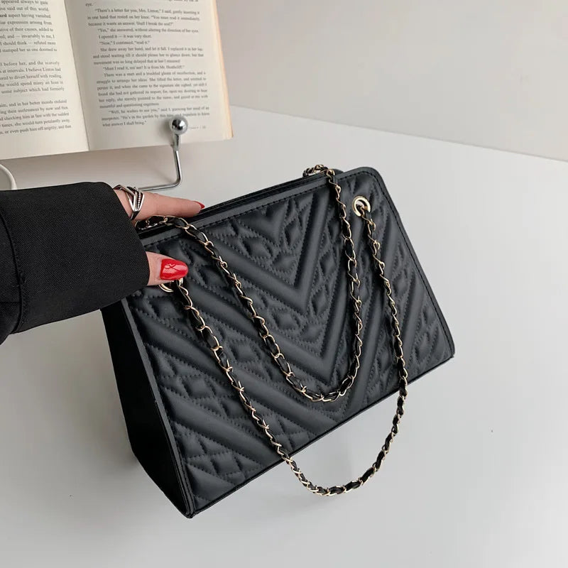 Celeb Retro Chain Small Square Bag for Women