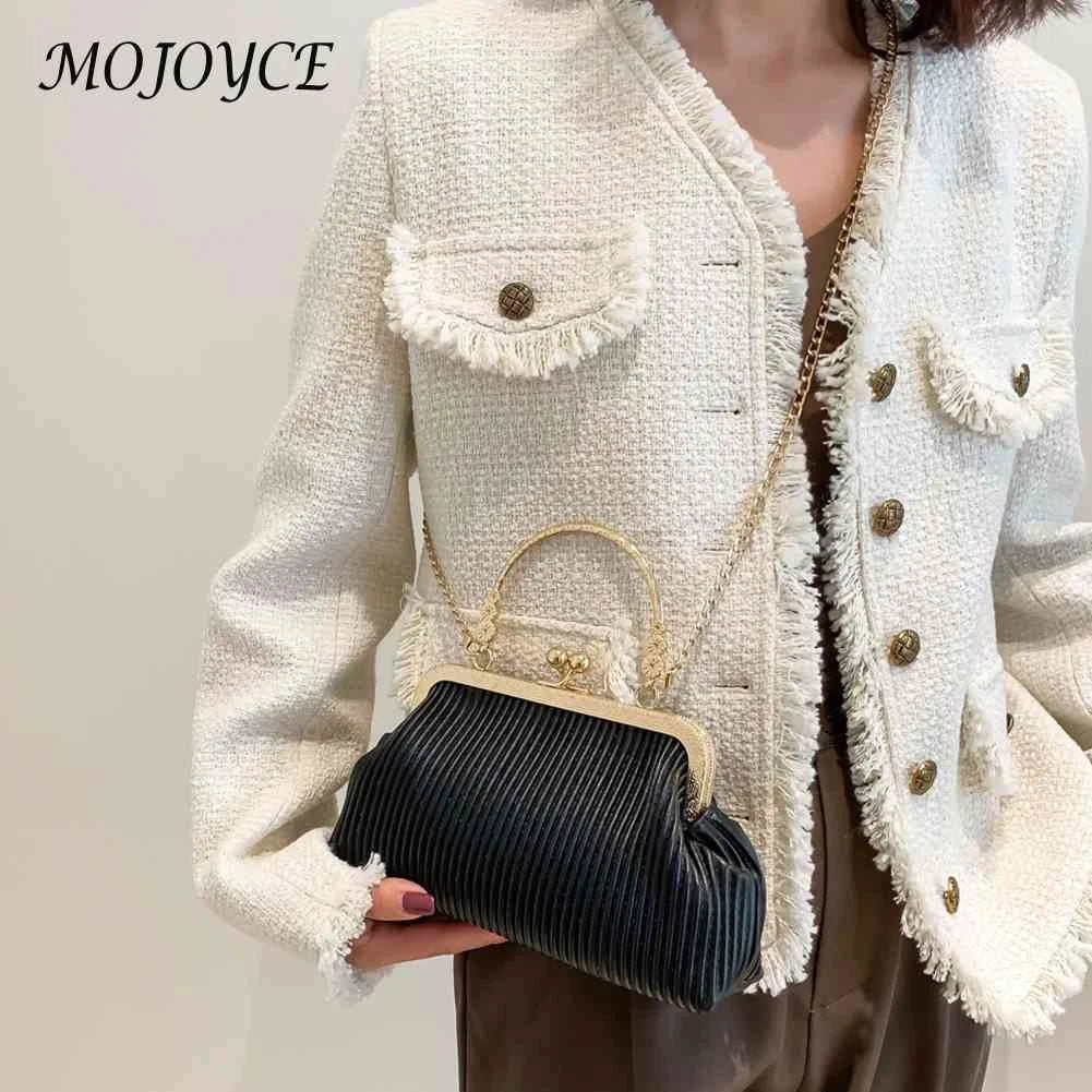 Chain Ladies Messenger Bag Top-handle Bag PU Leather Casual