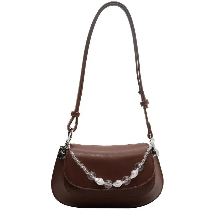 Chain Pattern Shoulder Women's Bag Pu Leather Crossbody Bags