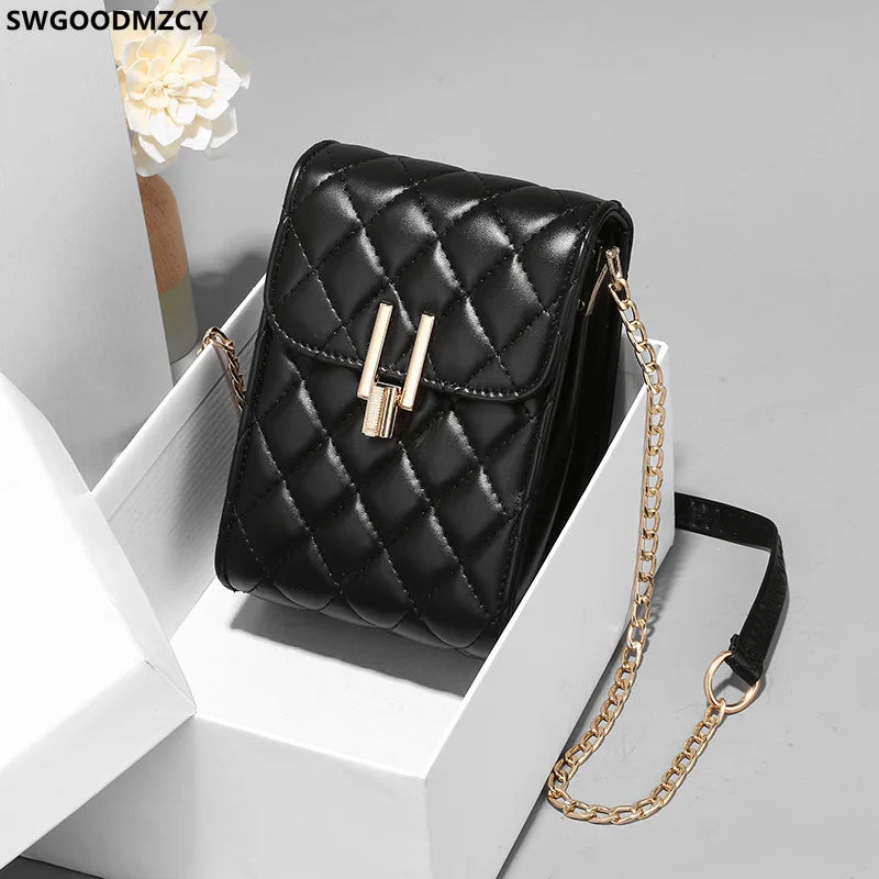 Chains Office Sling Bag for Women Crossbody Shoulder Bag LOCK