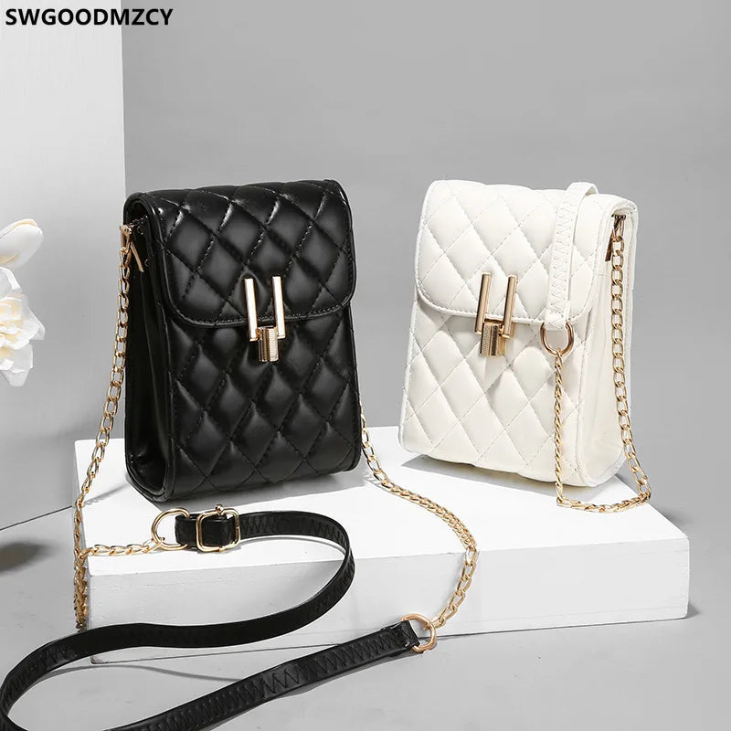 Chains Office Sling Bag for Women Crossbody Shoulder Bag LOCK