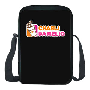 Charli Damelio Messenger Bag Unisex Cartoon Crossbody Shoulder Bags