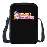 Charli Damelio Messenger Bag Unisex Cartoon Crossbody Shoulder Bags