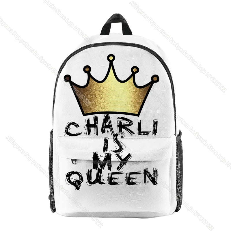 Charli Damelio 3D Waterproof Backpack - Back to School Bags