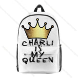 Charli Damelio 3D Waterproof Backpack - Back to School Bags