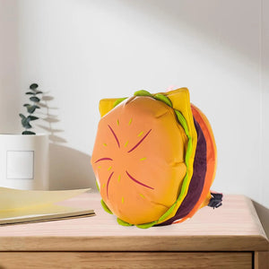 Cheeseburger Backpack Bag Holder for Daily Use, Hamburger Daypack
