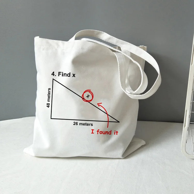 Chemistry Tote Bag All You Need Is Love Math Graphic Funny Geek Handbag