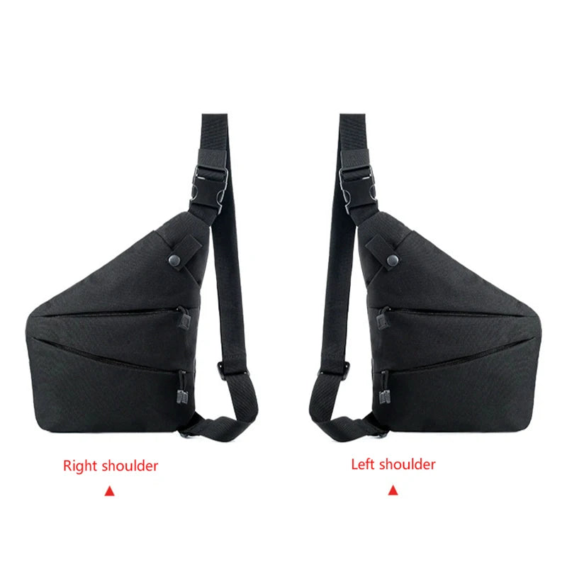 Tactical Chest Bag Shoulder Anti-Theft Wallet Men Outdoor Pistol Gun Bag