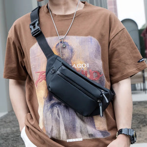 Waterproof Men's Chest Bag Outdoor Sports Shoulder Messenger Bag