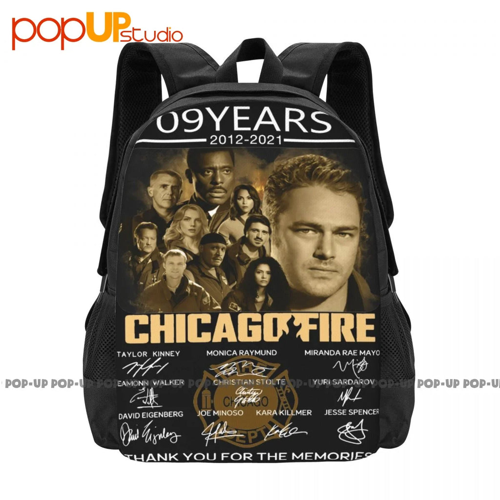 Chicago Fire 09 Backpack Large Capacity Softback Storage Bag