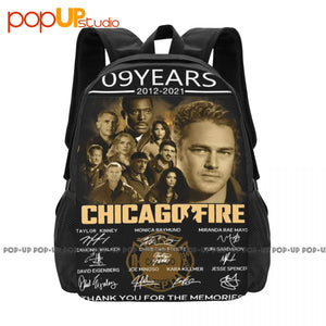 Chicago Fire 09 Backpack Large Capacity Softback Storage Bag