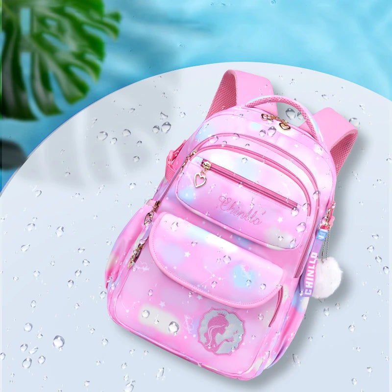 Girls School Bags Children Primary School Backpack Princess Schoolbag