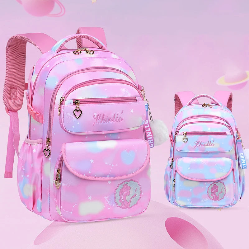 Girls School Bags Children Primary School Backpack Princess Schoolbag