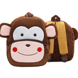 Kids Cartoon Animal Backpack Plush School Bag Boys and Girls