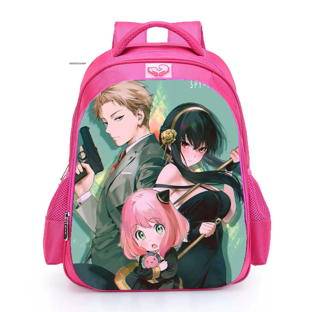 Kids Backpack SPY?FAMILY Primary School Bags for Boys Girls 16inch