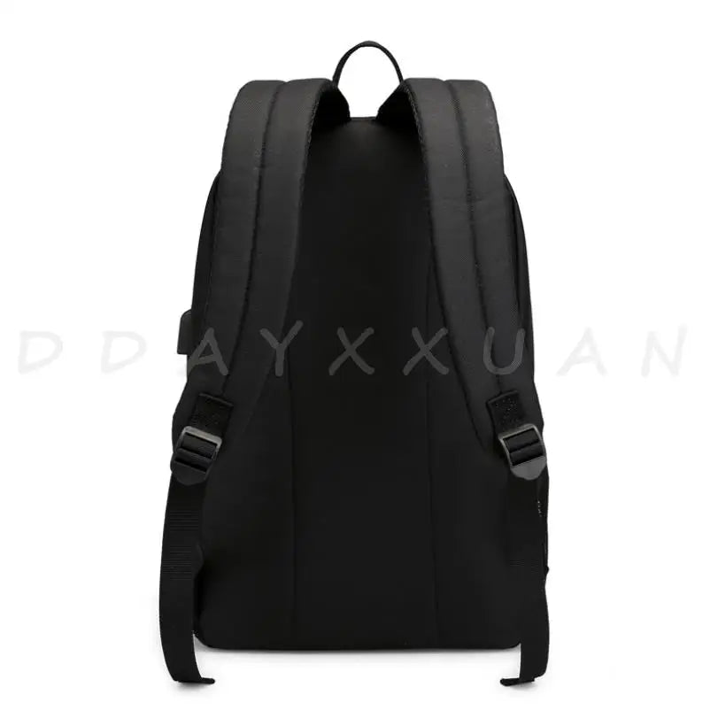 Anime Luminous DJ marshmello Backpack Kids Waterproof Bag USB Charging SchoolBag