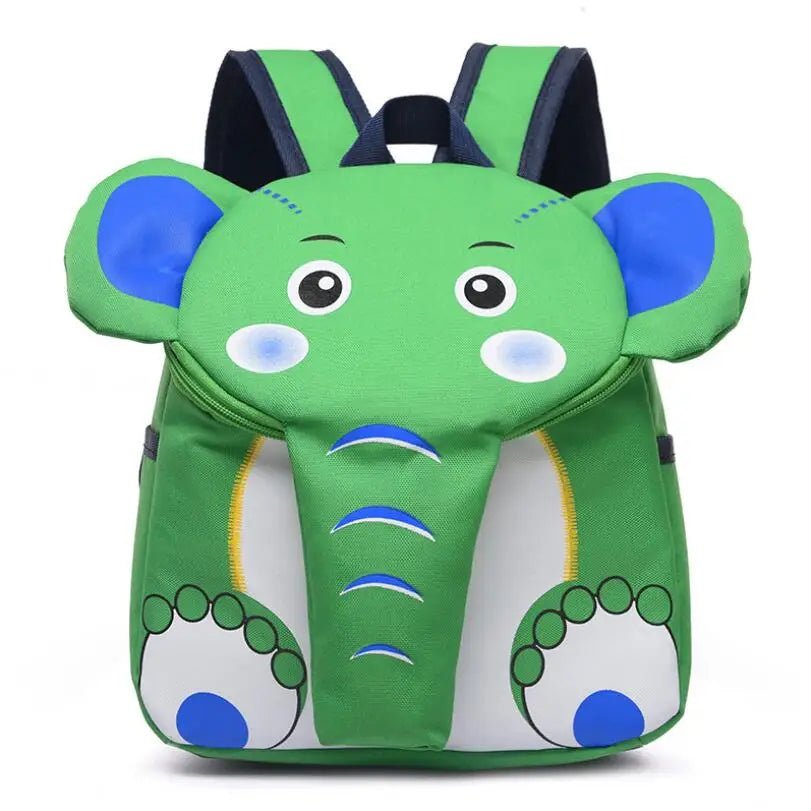 3D Cartoon Animal Elephant Kids Backpack