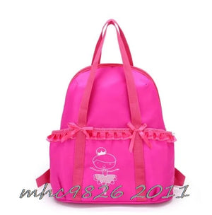 Kids Ballet Dance Backpack Embroidered Ballerina School Bags Girl