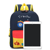 Kids Cartoon Car World Backpack Lightweight School Bag Waterproof Bookbag