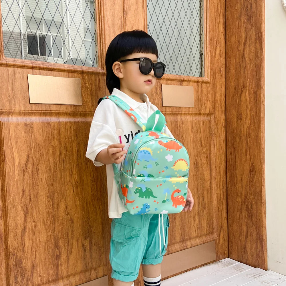 Children Dinosaur Cartoon Backpack Kids Kindergarten Boys Girls School Book Bags