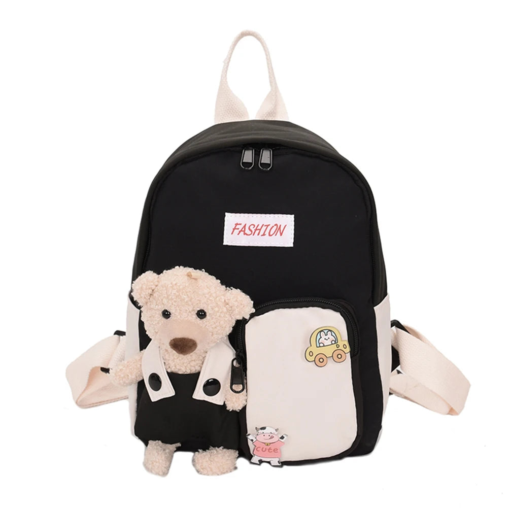 Kids School Backpack Large Capacity Zipper Book Bag