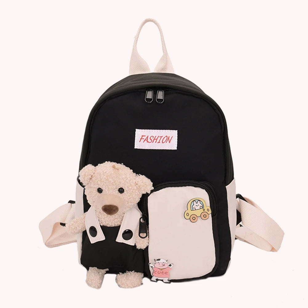 Kids School Backpack Large Capacity Zipper Book Bag