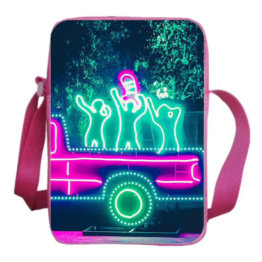 Kids FNF Shoulder Bag Anime Crossbody Satchel