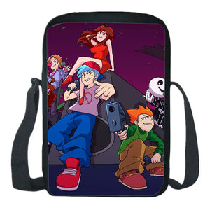 Kids FNF Shoulder Bag Anime Crossbody Satchel