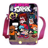 Kids FNF Shoulder Bag Anime Crossbody Satchel