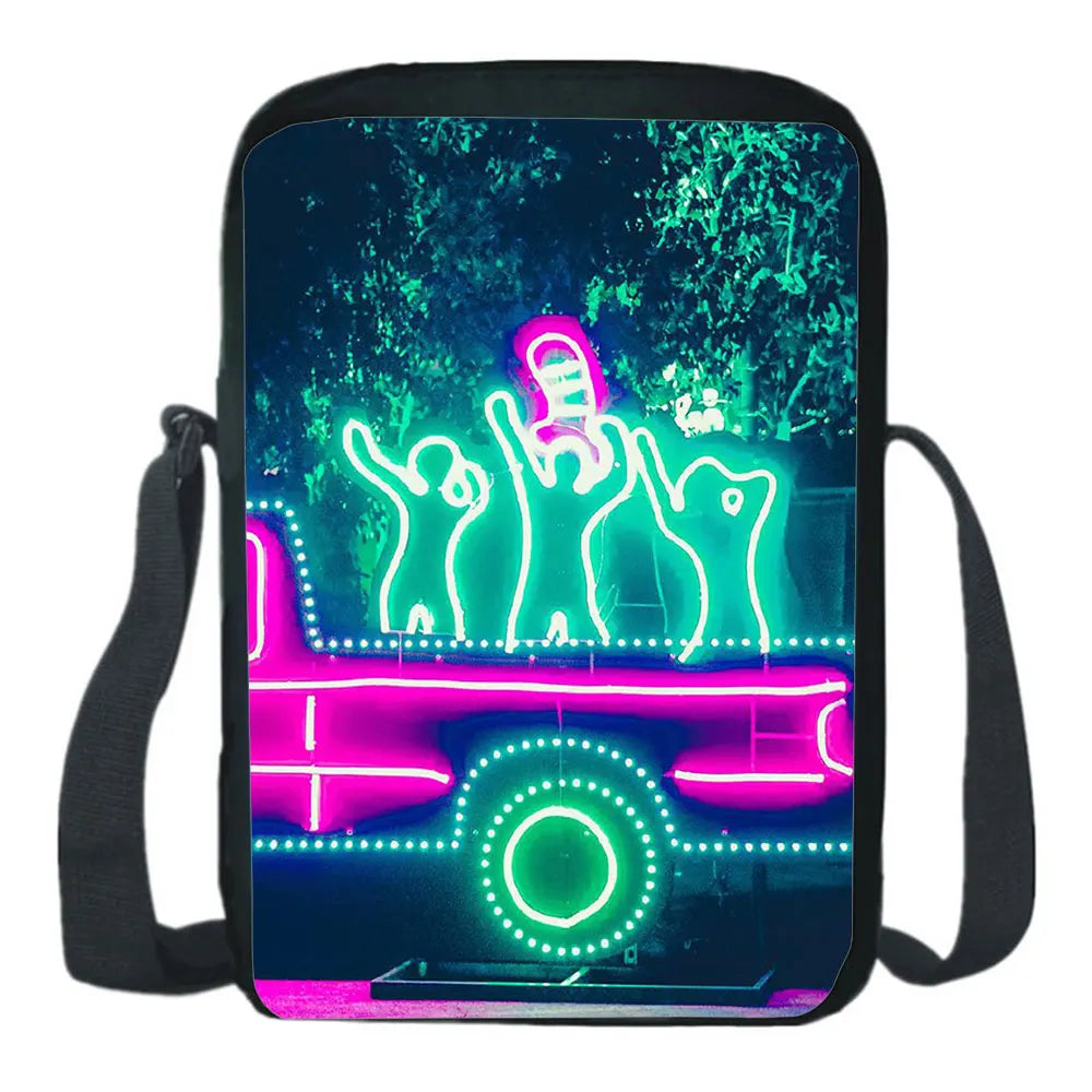 Kids FNF Shoulder Bag Anime Crossbody Satchel