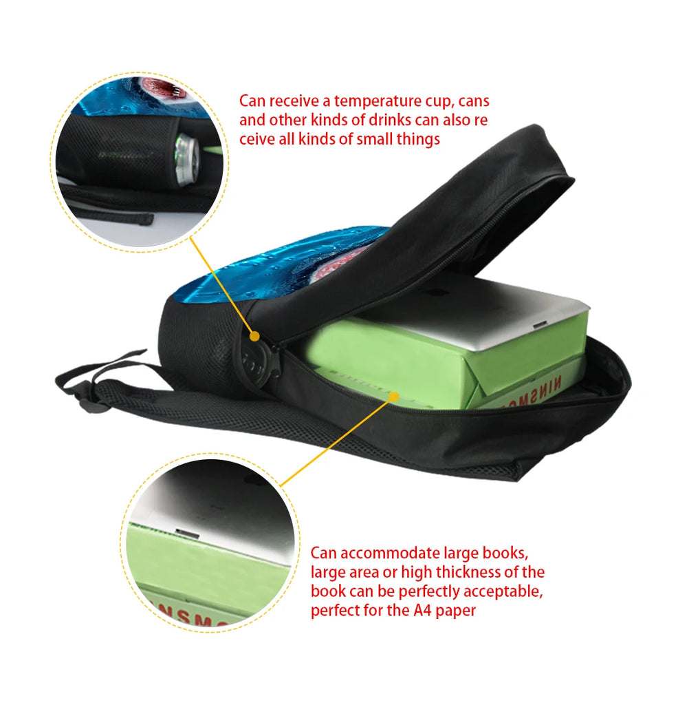 Kids Football School Bag 3D Print Boys Backpack Mochila