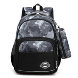 Boys Waterproof Camouflage Backpack for School