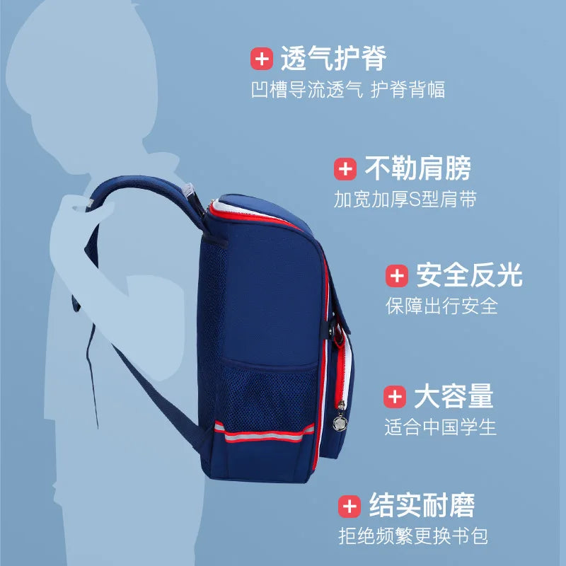Kids Orthopedic School Backpack 1-3 Primary Boys Girls School Bag