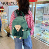 Kids Cartoon Bear Nylon Backpack for 3-8 Years Old