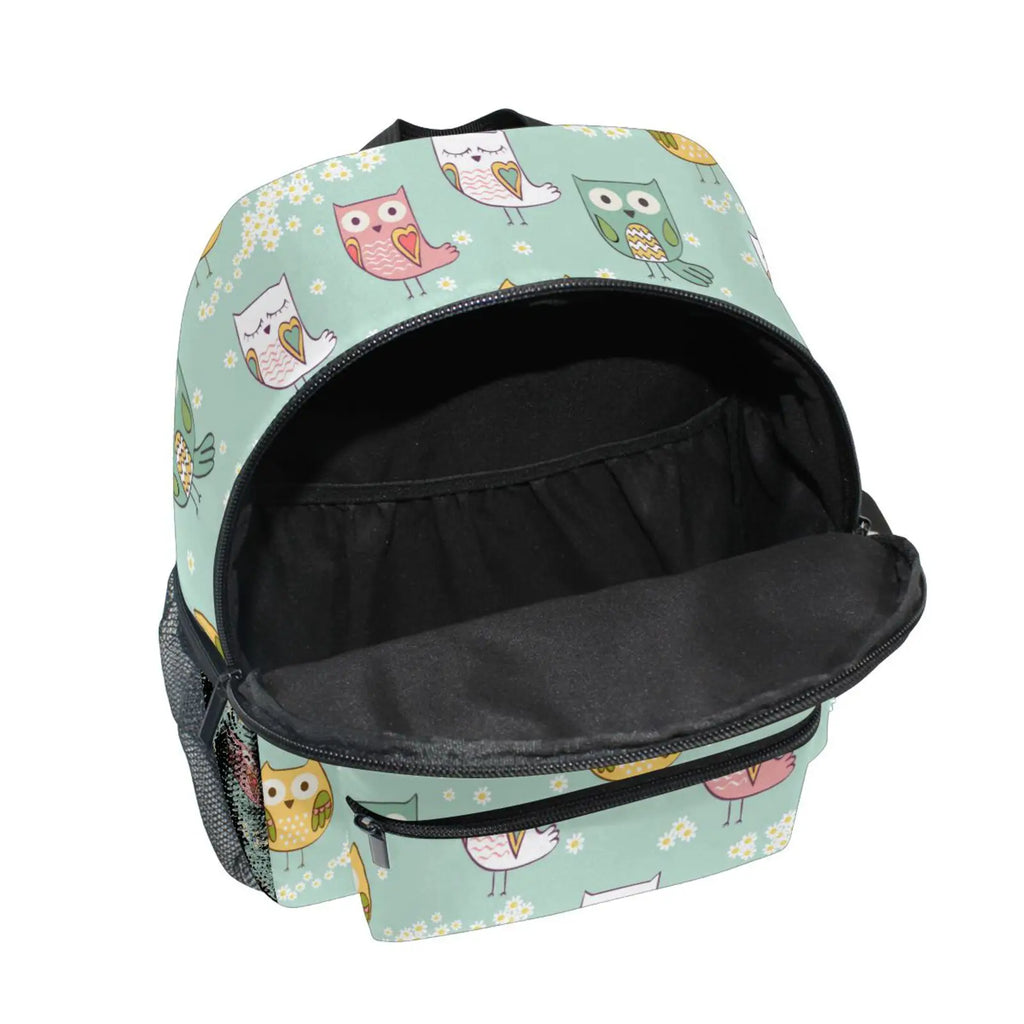 Children School Bags Cat Eagle Printing Kids Toddler Backpack