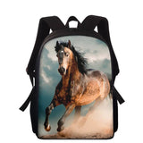 Animal Horse Kids School Backpacks Boys Girls Schoolbag Escolar