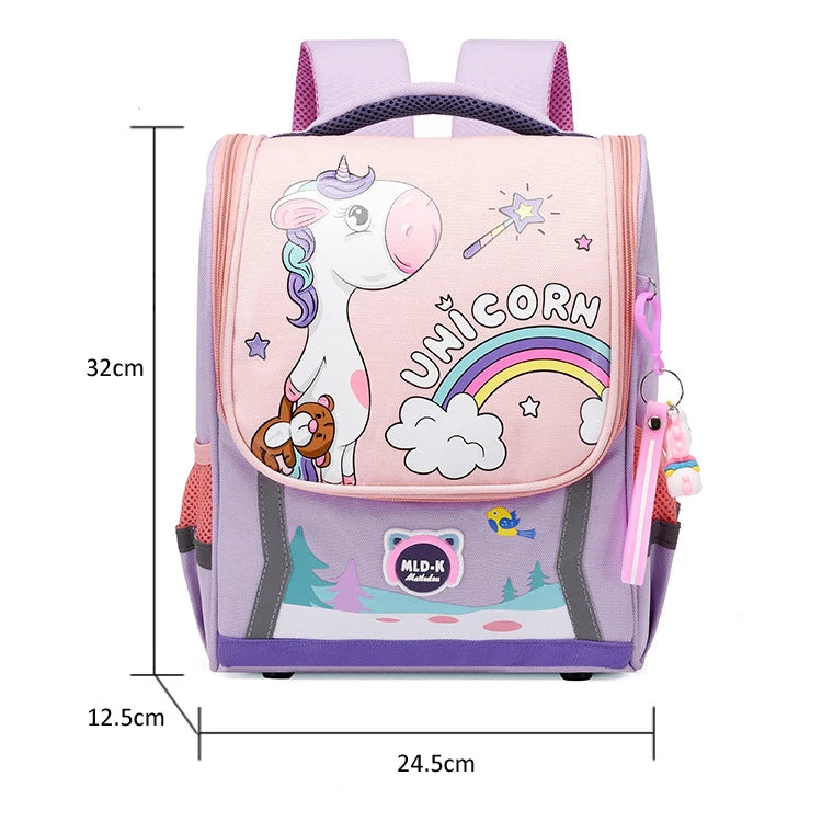 Kids Orthopedic School Bag Boys Girls Backpack