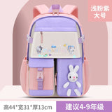 Girls Primary Orthopedic School Backpack Waterproof Kids Book Bag