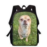 Girls Orthopedic Backpack Kids Pink Dog Backpacks Schoolbags