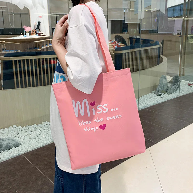 Kids Canvas Backpack Set Girls Schoolbag Travel Bags