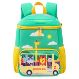 Children School Bags for Boys Girls Kids Cartoon Printing BUS CAR Backpacks