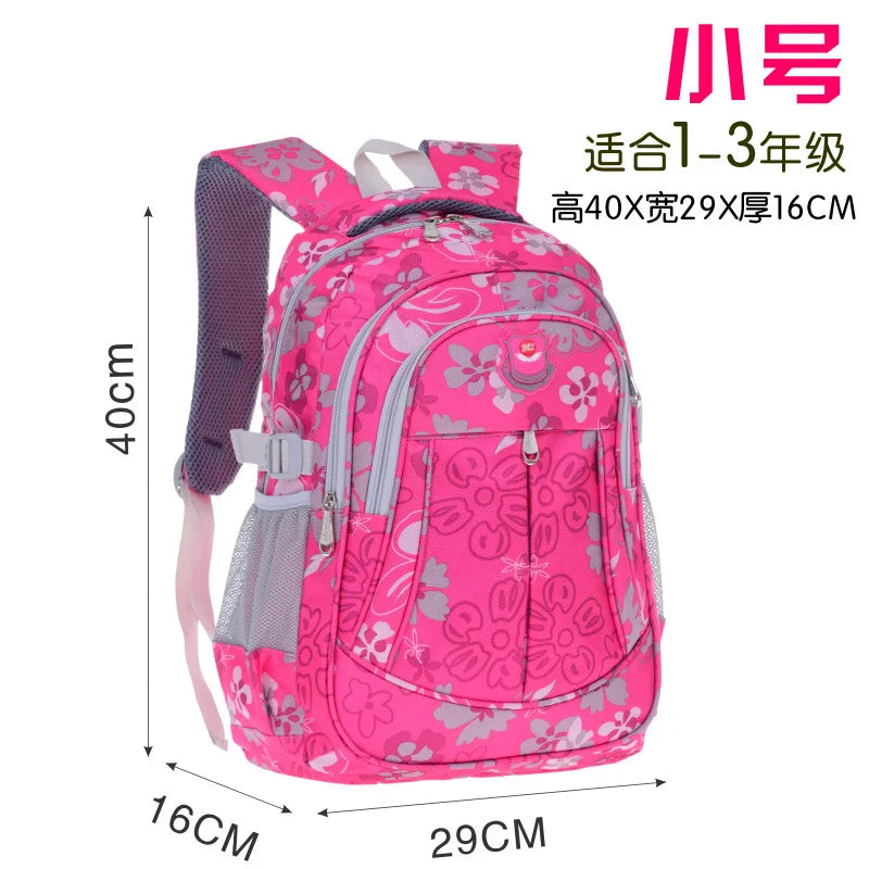Kids Orthopedic School Bag Girls Backpack Primary School Zip