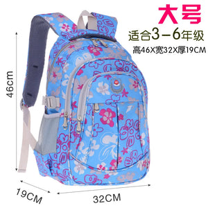 Kids Orthopedic School Bag Girls Backpack Primary School Zip