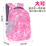 Kids Orthopedic School Bag Girls Backpack Primary School Zip
