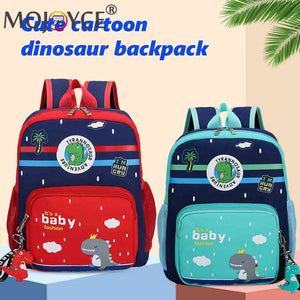 Kids Dinosaur Nylon Schoolbag Cute Backpack for Boy Girl Kindergarten